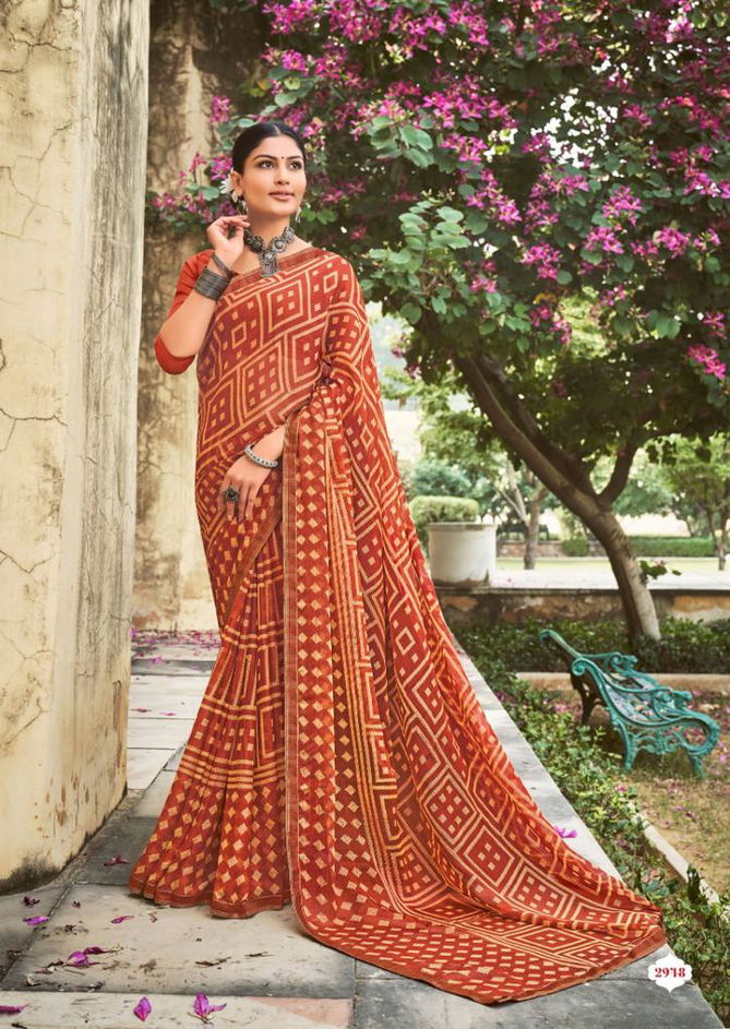 Lt Sakhi Fancy Ethnic Wear Printed Wholesale Chiffon Sarees
